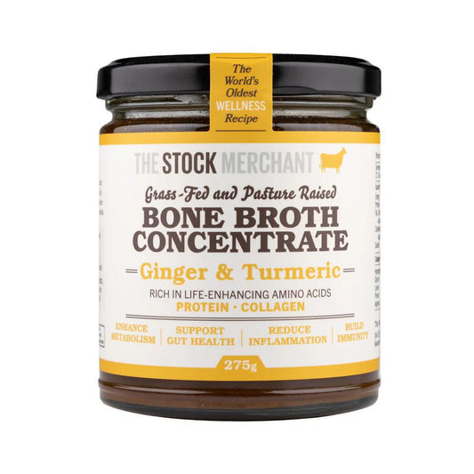 The Stock Merchant Grass - Fed & Pasture - Raised Bone Broth Concentrate – 275g - Whisked.net.au