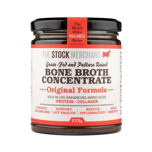 The Stock Merchant Grass - Fed & Pasture - Raised Bone Broth Concentrate – 275g - Whisked.net.au