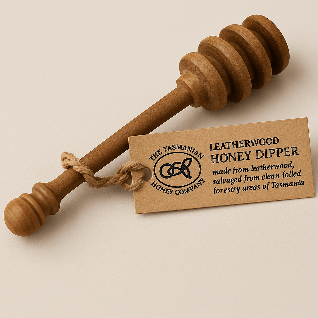 🪵 The Tasmanian Honey Company – Leatherwood Honey Dipper - Whisked.net.au