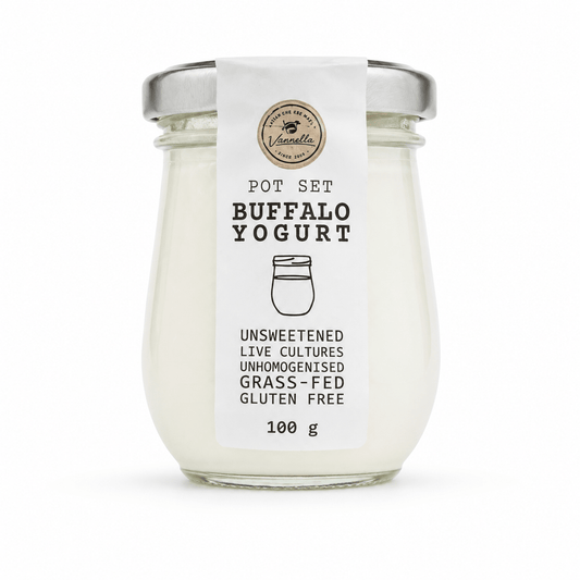Vannella - Pot Set Buffalo Yogurt - 100g - Whisked.net.au