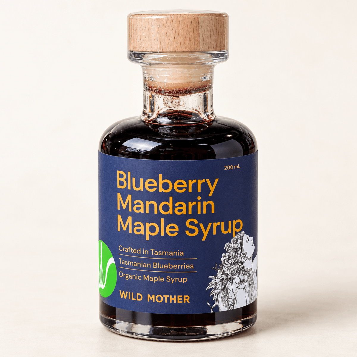 Wild Mother – Blueberry Mandarin Maple Syrup – 200 mL - Whisked.net.au