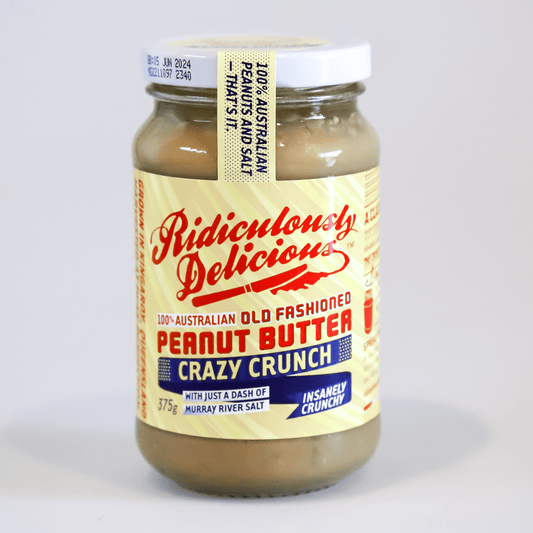 Crazy Crunch Peanut Butter - Whisked.net.au