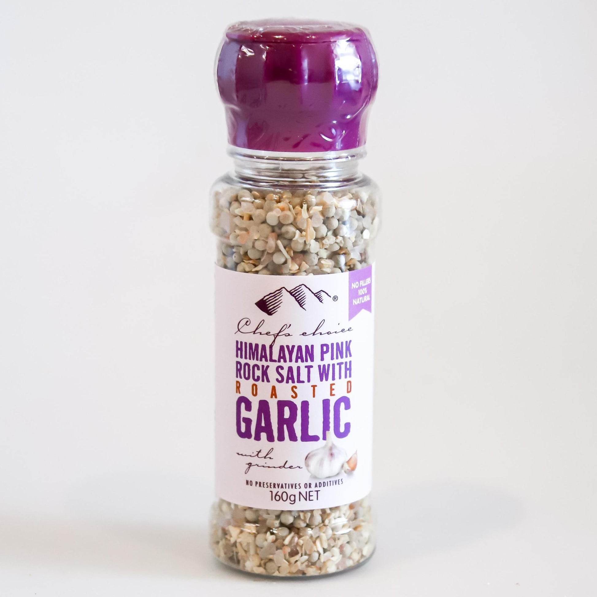 Himalayan pink rock salt with roasted garlic - Whisked.net.au