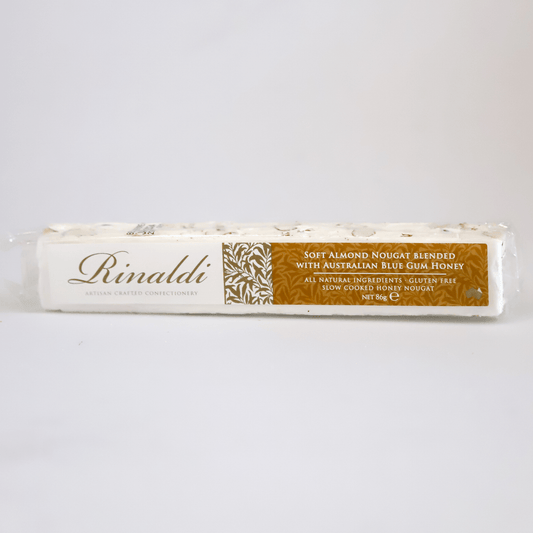 Soft Almond Nougat with Blue gum - Whisked.net.au