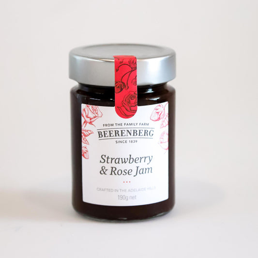 Strawberry and Rose jam - Whisked.net.au