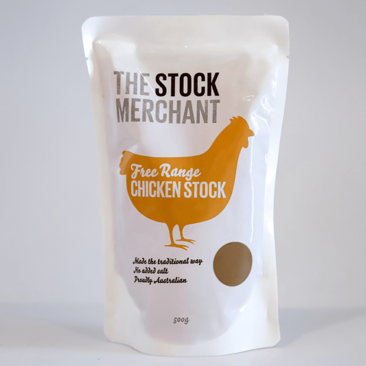 The Stock Merchant Free Range Chicken Stock 500g - Whisked.net.au
